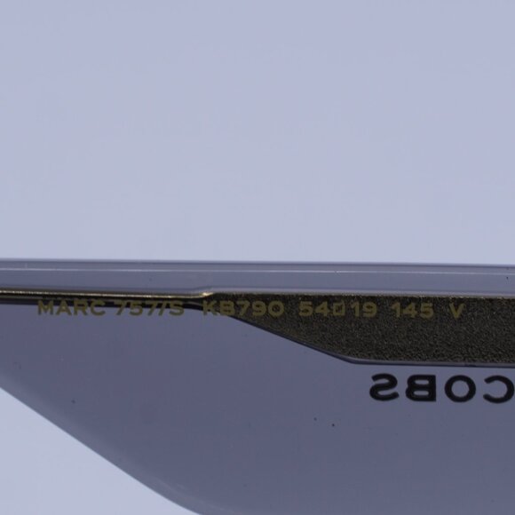 Marc Jacobs MARC 757/S 0KB7 9O Sunglasses Grey Square Frame, Grey Lenses - Picture 10 of 12